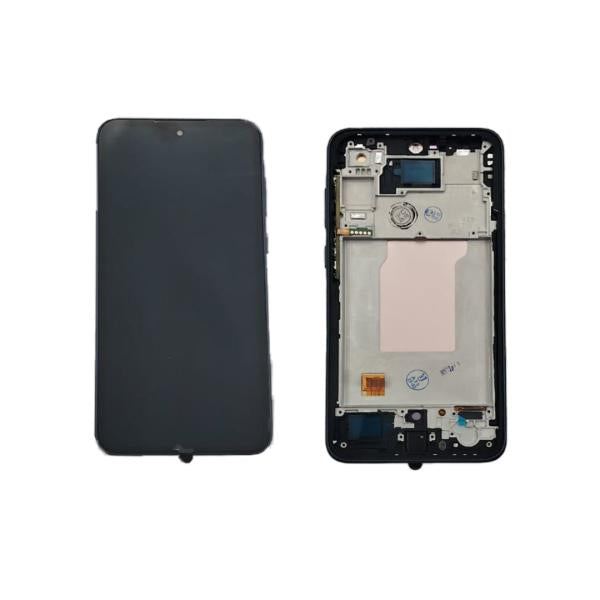 Lcd Pantalla Samsung Galaxy A35 Negra Con Marco