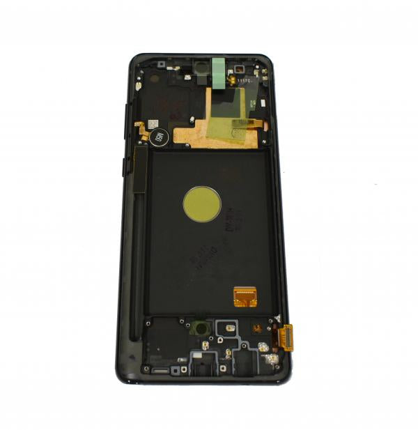 Lcd Pantalla Samsung Galaxy Note 10 Lite Completa Negra Com Marco