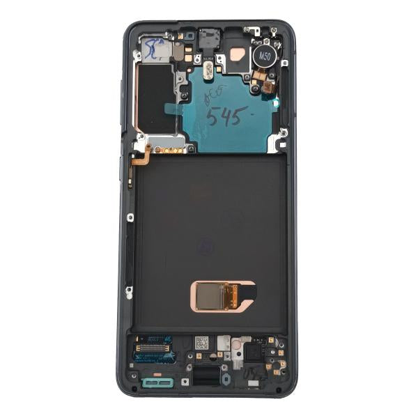 Lcd Pantalla Samsung Galaxy S21 Completa Negra Con Marco