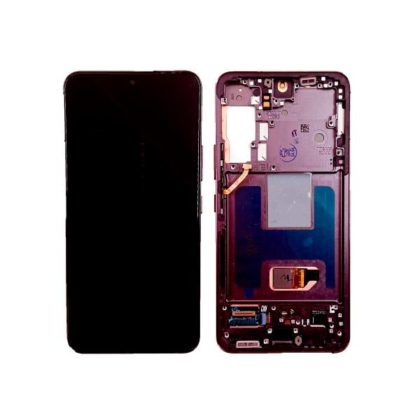 Lcd Pantalla Samsung Galaxy S22 Completa Negra Con Marco