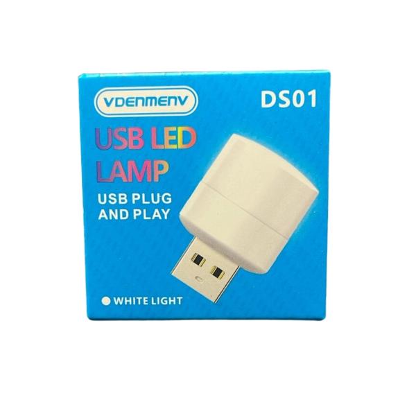 Lampara Led Usb  Ds01 Denmen Luz Blanca