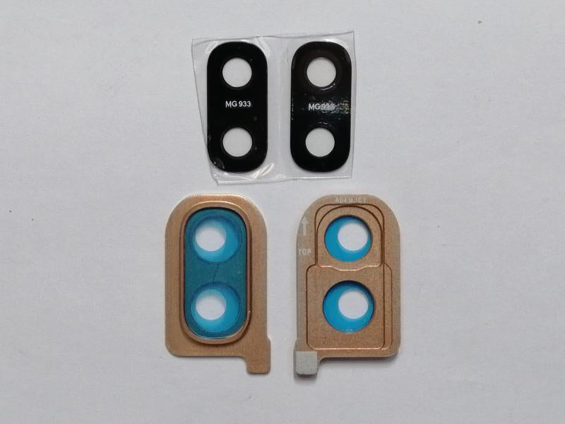 Lente Camara Samsung Galaxy A405 A40 Dorado Con Marco