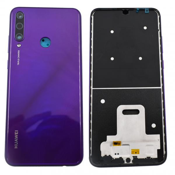 Tapa Huawei Y6P Morada Con Marco
