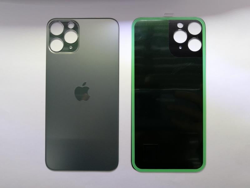 Tapa Iphone 11 Pro Verde Sin Marco