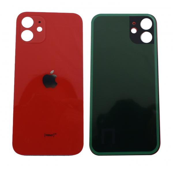 Tapa Iphone 12 Roja Sin Marco