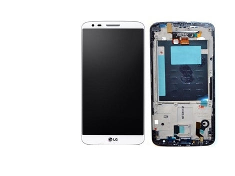 Lcd Pantalla Lg G2 D802 D805 D803 Completa Blanca Con Marco