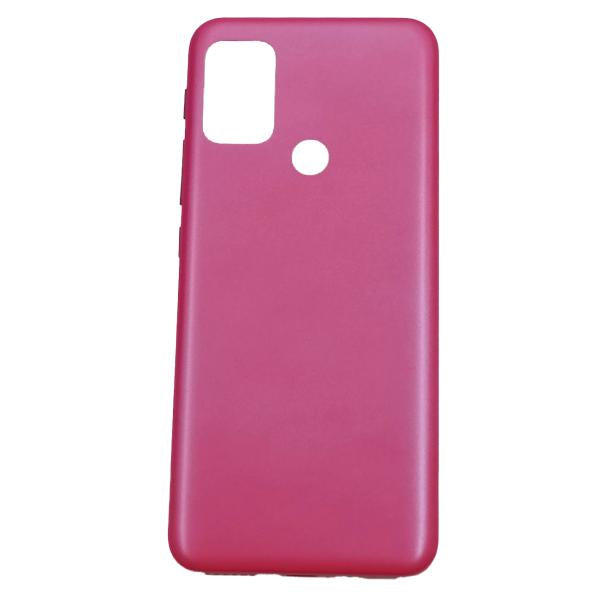 Tapa Motorola Moto G20 Rosada Sin Marco