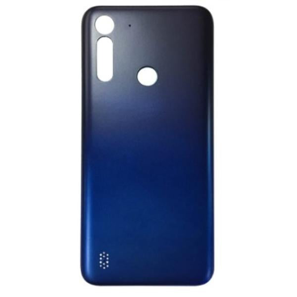 Tapa Motorola Moto G8 Power Lite Azul Oscuro Sin Marco