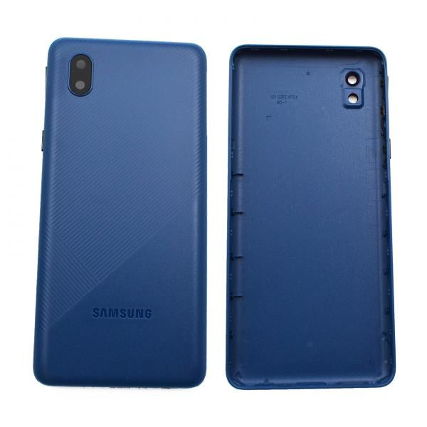Tapa Samsung Galaxy A01 Core Azul Sin Marco