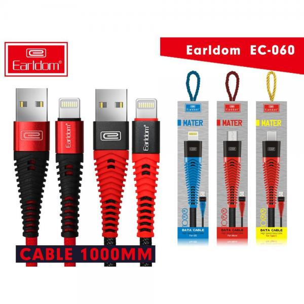 Cables Usb Tipo-C Ec-060C Earldom Negro