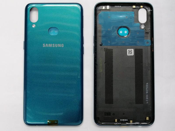 Tapa Samsung Galaxy A10S Verde Con Marco