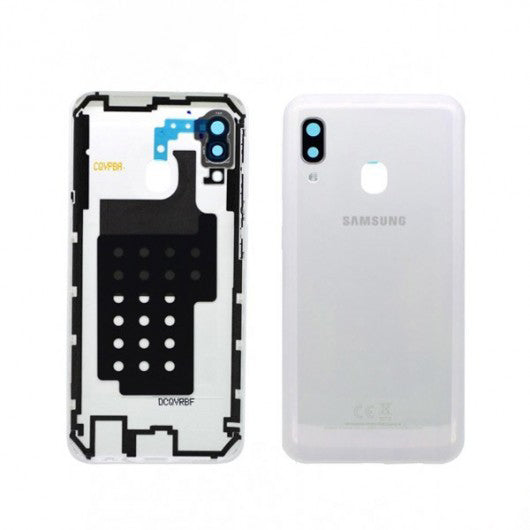 Tapa Samsung Galaxy A20E Blanca Sin Marco