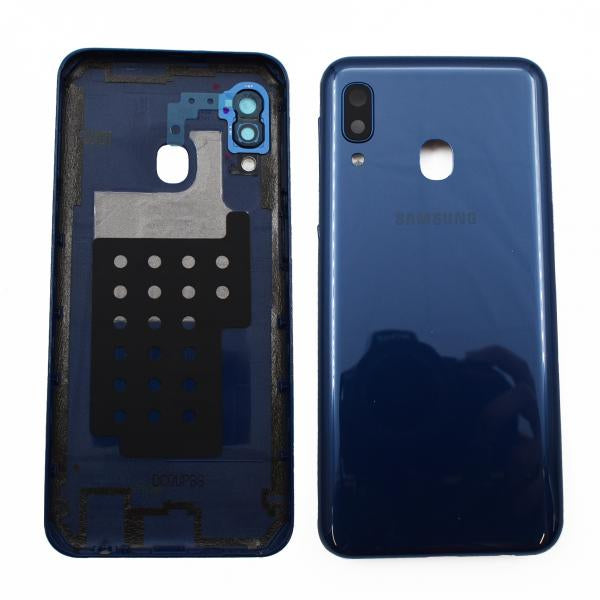 Tapa Samsung Galaxy A20E Azul Sin Marco