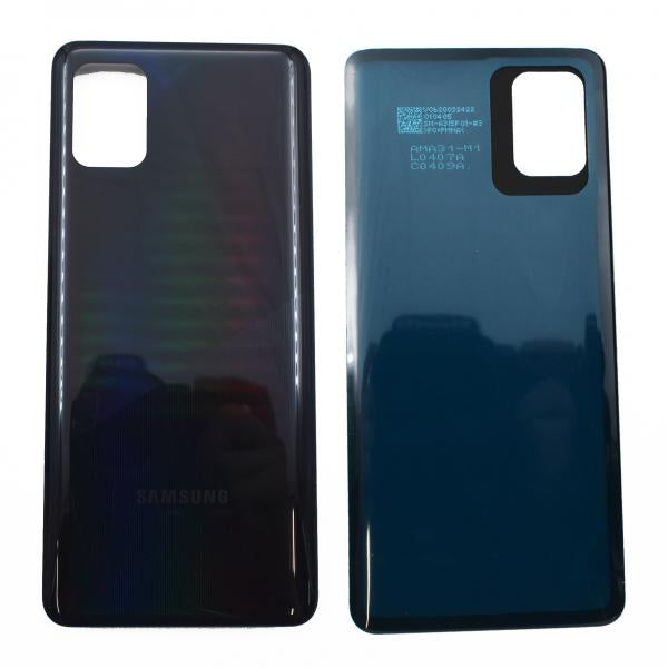 Tapa Samsung Galaxy A31 Negra Sin Marco
