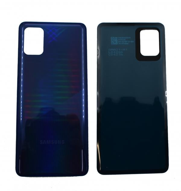 Tapa Samsung Galaxy A31 Azul Sin Marco