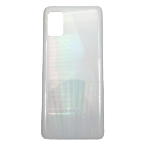 Tapa Samsung Galaxy A41 Plateada Sin Marco