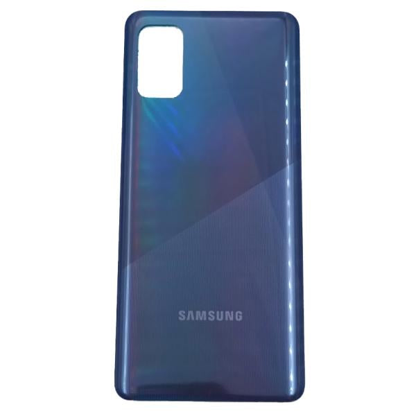 Tapa Samsung Galaxy A41 Azul Sin Marco