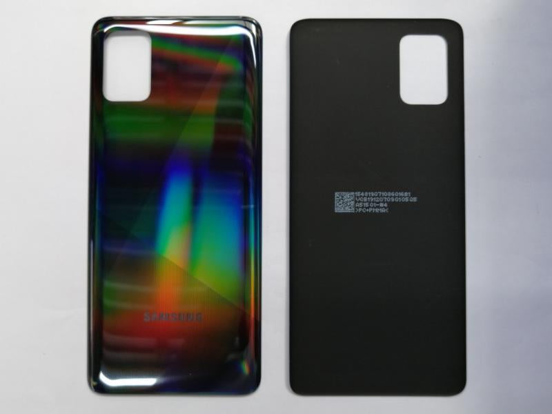 Tapa Samsung Galaxy A51 Negra Sin Marco