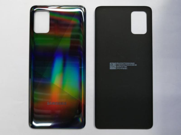 Tapa Samsung Galaxy A51 Negra Sin Marco