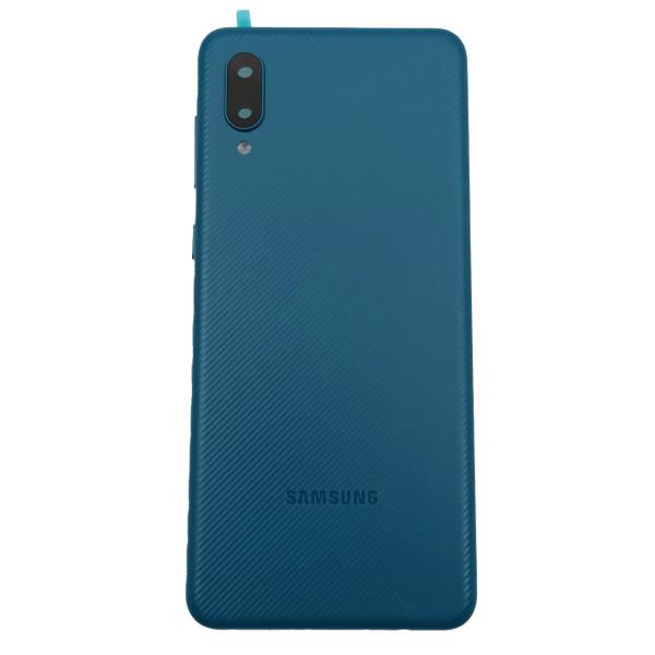 Tapa Samsung Galaxy M02 Azul Sin Marco