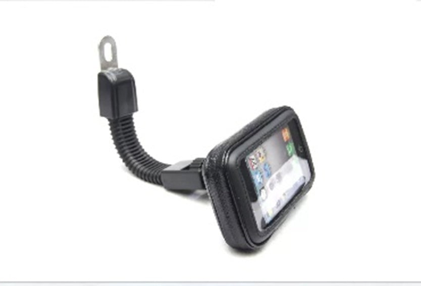 Holder Estuche Moto Contra Agua Con Tornillo Color Negro 5.5