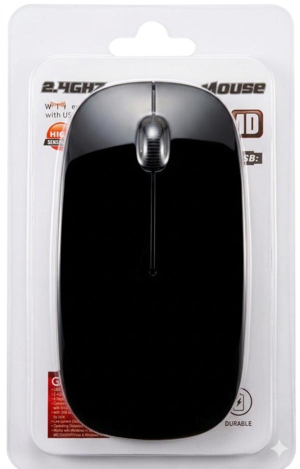 MOUSE INALAMBRICO V92 NEGRO