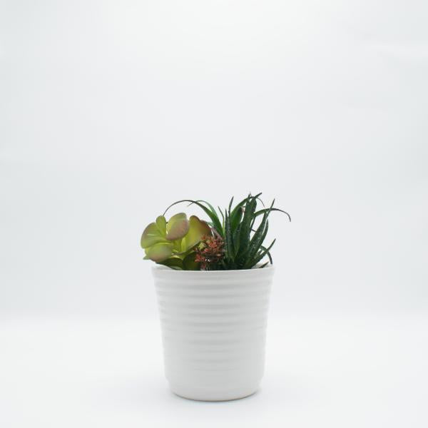 TERRARIO. FLORERO CERAMICO