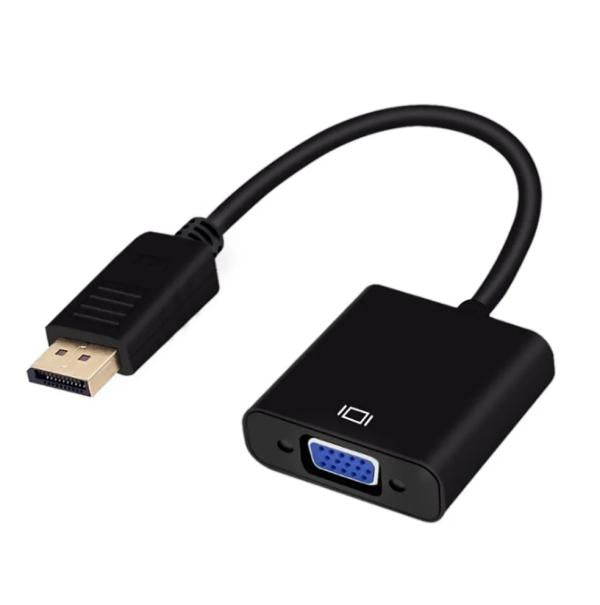 ADAPTADOR DISPLAY PORT A VGA HDTV CON VIDEO
