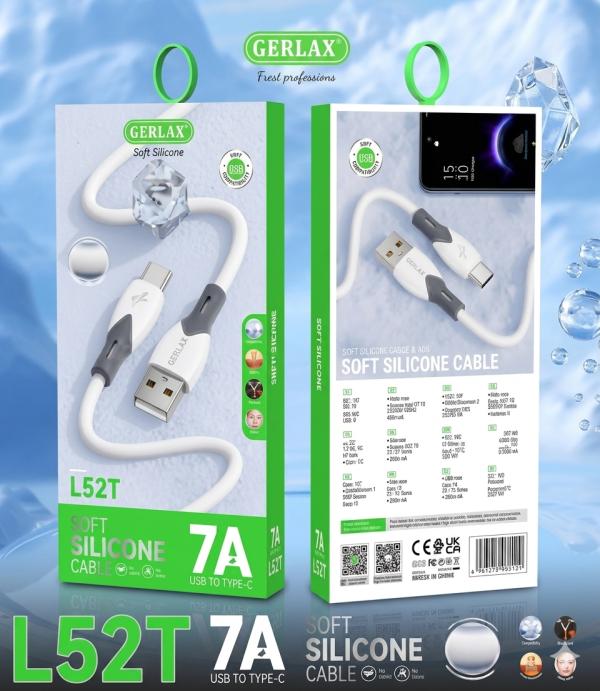 Cable Usb Tipo C L52T Gerlax Blanco