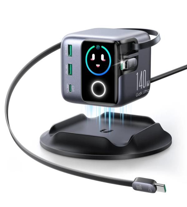 CARGADOR CUBO CASA JR-TRD01  JOYROOM NEGRO