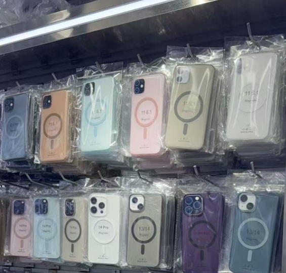 ESTUCHE PARA IPHONE LISO 17 PRO MAX GRIS