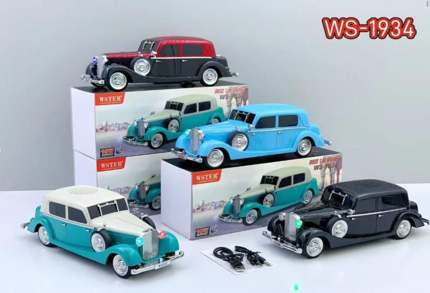 PARLANTE DISEÑO DE AUTOS WS-1934 NEGRO