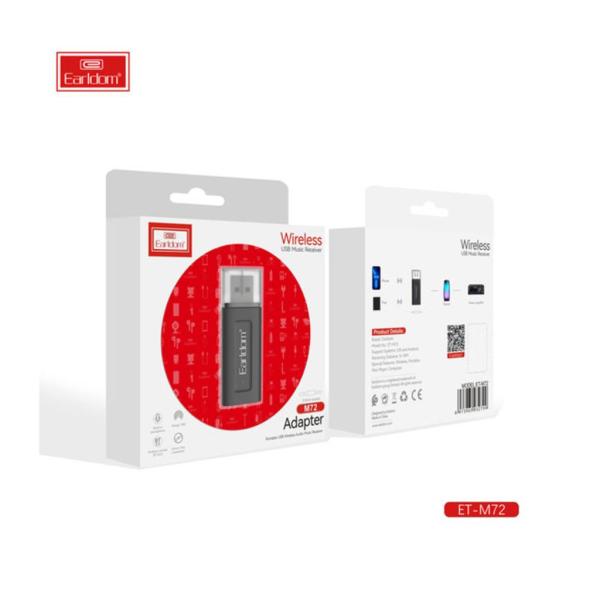 Transmisor De Música Bluetooth Et-M72 Earldom