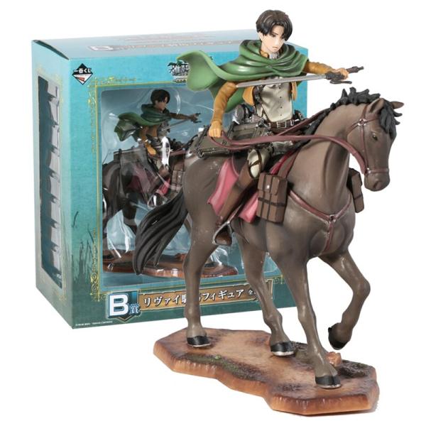 Figura  Especial De Colección Levi Horse ( Attack On Titan)