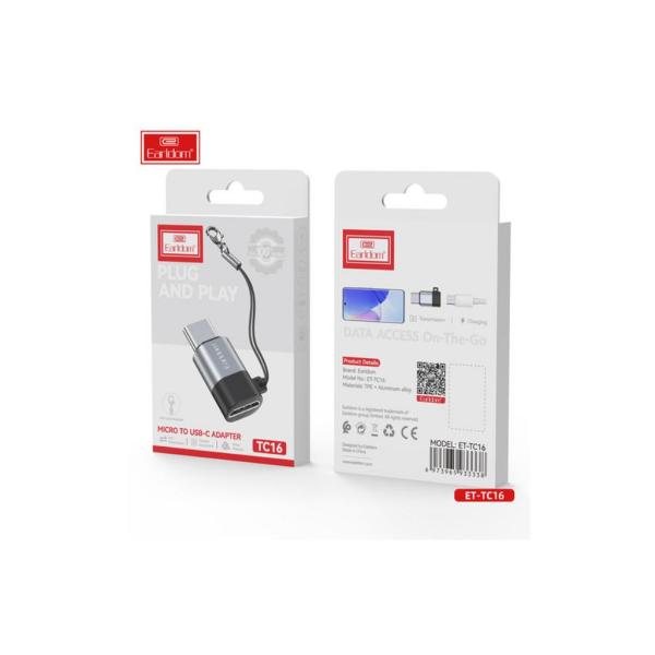 Otg Micro A Usb Tipo C Et-Tc16 Earldom