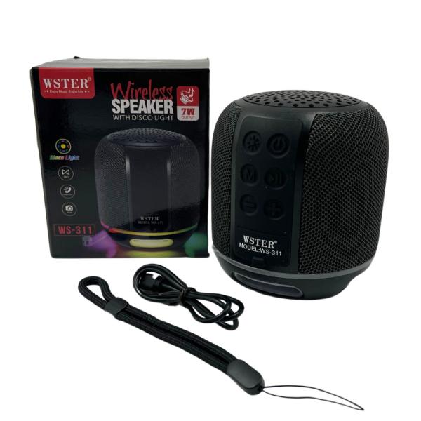 Bocinas Parlante Bluetooth  Ws-311 Negro