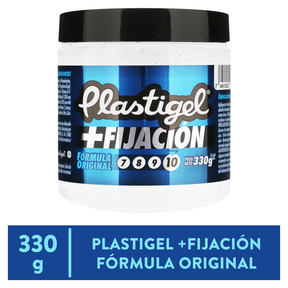 Fijador En Gel Plastigel Para Cabello Formula Original - 330 G