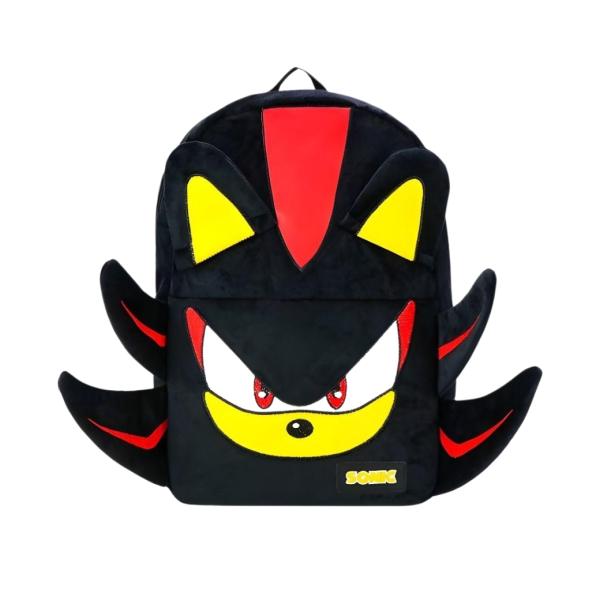 Bolso Shadow Tela Peluche - Sonic Negro
