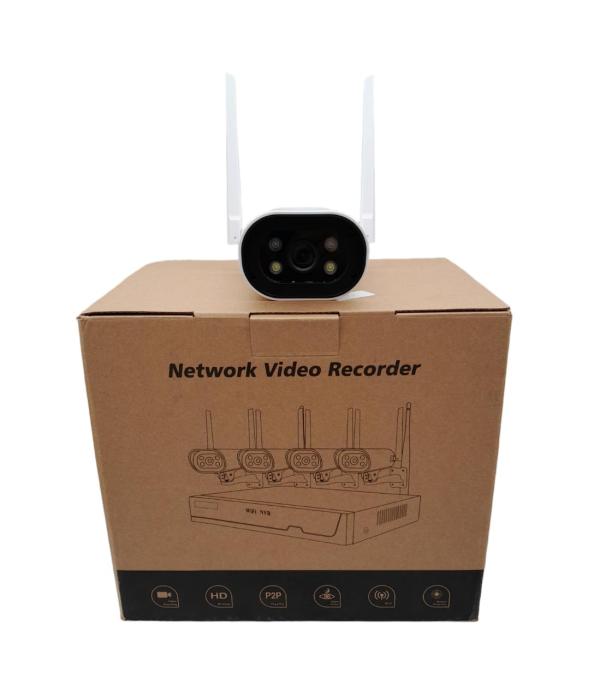 Circuito De Video Grabador 4 Camaras De Vigilancia Bullet