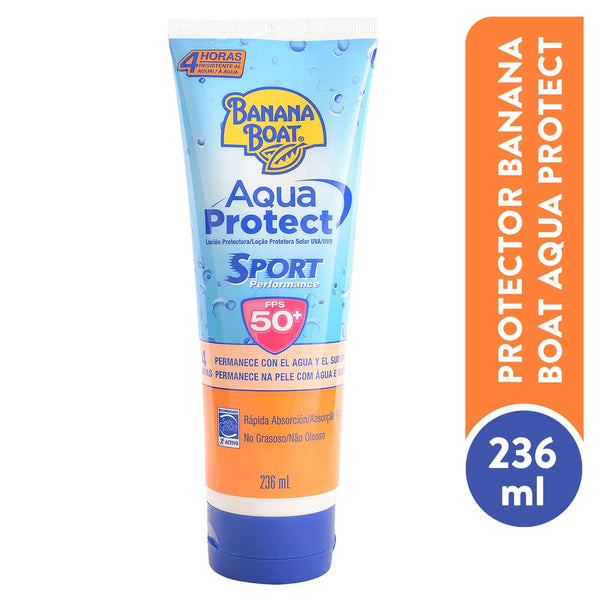 Protector Solar Banana Boat Aqua Protect Sport FPS 50 - 236 Ml
