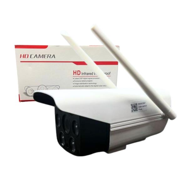 Camaras De Vigilancia 360 Exterior Wifi Modelo K6 3Mp Blanco