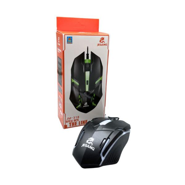 Mouse Para Computadora Jm-318 Jeqang Negro