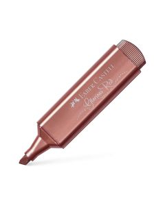 Resaltador Faber Castell Metálico Rojo