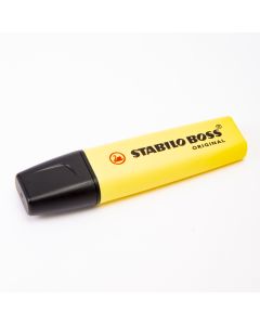 Resaltador Boss Stabilo Amarillo Pastel