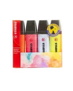 Resaltador Stabilo Boss Pastel 4und