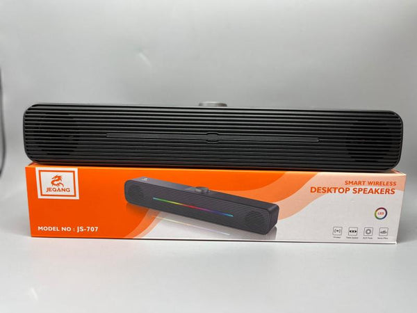 Bocinas Parlante Barra De Computadora Js-707 Jeqang Negro