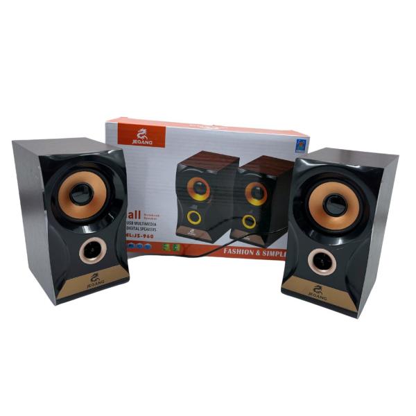 Bocina Parlante Para Computadora Pareja Js-960 Negro