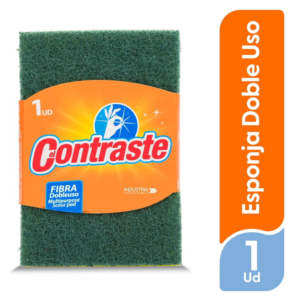 Esponja El Contraste Doble Uso - 1 Ud