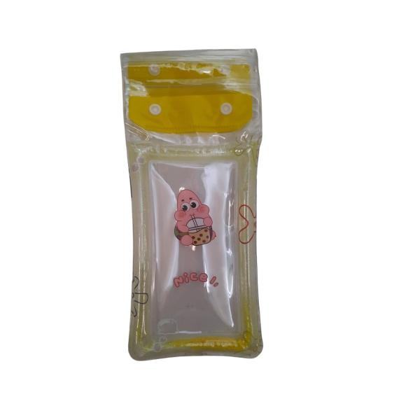 Estuche  Contra Agua  Para Celular  Diseño Infaniles Cierre Tipo Broche Mix Color