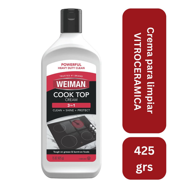 Limpiador Y Pulidor Weiman Para Cocina Vitro Céramica- 425 G